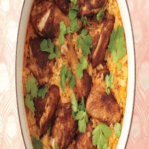 Curried Chicken with Coconut Rice_image