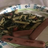 Spinach and Pasta Shells_image