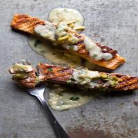 Salmon with Green Olive and Ramp Beurre Blanc Recipe - (4/5)_image