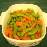 Carrots and Sugar Snap Peas image