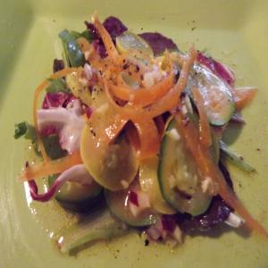 Squash & Zucchini Spring Salad With Orange Vinaigrette image