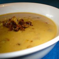 Split Pea Soup With Caramelized Onions and Cumin Seed_image