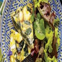 Spinach and Goat Cheese Frittata_image