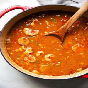 New Orleans Gumbo with Shrimp and Sausage_image