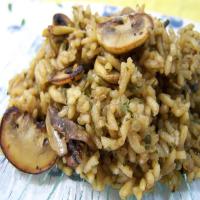 Mushroom Rice With Onion & Shallots_image