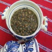 Lentils With Spinach image