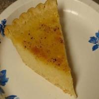 100 year old pie crust for Amish sugar cream pie image