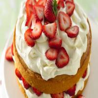 Strawberry and White Chocolate Buttercream Cake image