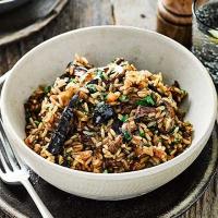 Slow cooker mushroom risotto image