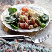 Orzo With Tomatoes, Feta, and Green Onions_image
