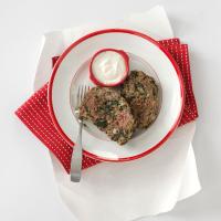 Gyro Meat Loaf with Tzatziki Sauce image