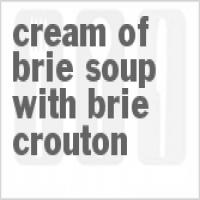 Cream of Brie Soup with Brie Crouton_image