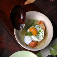 Provençal Garlic Soup With Poached Egg image
