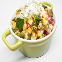 Corn with Roasted Chiles, Creme Fraiche, Cotija Cheese_image
