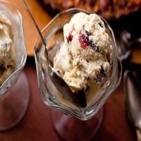 Rum Cranberry Ice Cream With Walnuts and Chocolate Chunks_image
