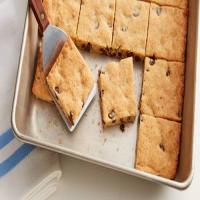 Soft-Baked Chocolate Chip-Cream Cheese Cookie Bars image