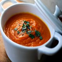Carrot and Sweet Potato Soup With Mint or Tarragon image