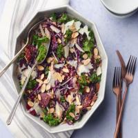 Crunchy Cabbage and Kale Salad with Garlic-Parmesan Vinaigrette image