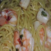 Sesame-Ginger Pasta With Shrimp and Scallops image