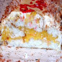 Apricot Filled Cake Roll_image