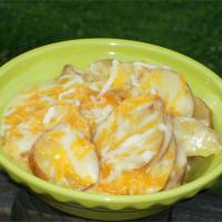 Quick and Easy Cheesy Red Scalloped Potatoes_image