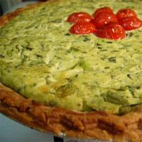 Sorrel and Goat Cheese Quiche_image
