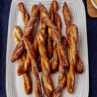 Homemade Pretzels with Beer-Cheese Dip image