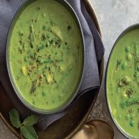 Green Pea, Asparagus, and Parsley Soup image