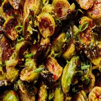 Roasted Brussels Sprouts with Warm Honey Glaze_image