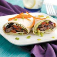 Colorful Beef Wraps image