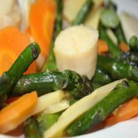 Stir-Fried Scallops With Asparagus_image