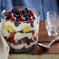 Lemon Curd Trifle with Fresh Berries image