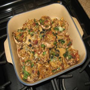 Herbed Spinach Stuffed Mushrooms_image