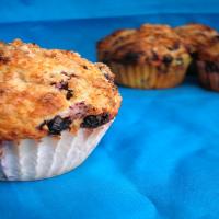 Lemon Crunch Blueberry Muffins image