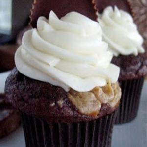 Peanut Butter Filled Chocolate Cupcakes image
