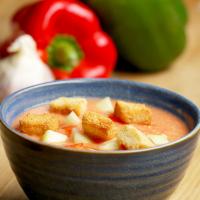 Healthy Homemade Gazpacho Recipe by Tasty image