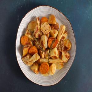Rosemary Roasted Potatoes and Parsnips image