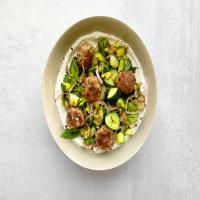 Pork Meatballs and Cucumber Salad image
