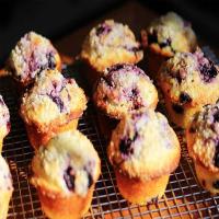 Blueberry Muffins with Lemon Sugar Topping_image