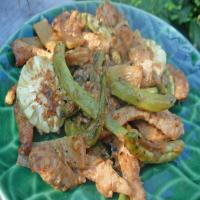 Stir-Fried Pork With Green Beans & Baby Corn_image