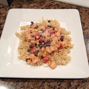 Black Bean and Corn Pasta with Chicken image