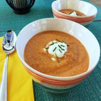 CHILLED ROASTED PEPPER SOUP image
