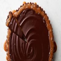 Chocolate Ganache-Caramel Cookie Tart image
