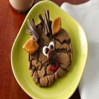 Chocolate Reindeer Cookies image