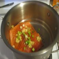 Steamed Salmon With Soy Glaze image