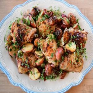 Lemon-Thyme Sheet Pan Chicken and Potatoes image
