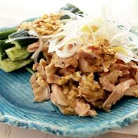Steamed Chicken Salad with Sesame Sauce_image