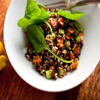 Balsamic Roasted Winter Squash and Wild Rice Salad_image