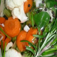 Pressure Cooker Vegetable Stock_image