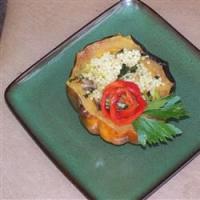 Vegan Acorn Squash Stuffed with Israeli Couscous image